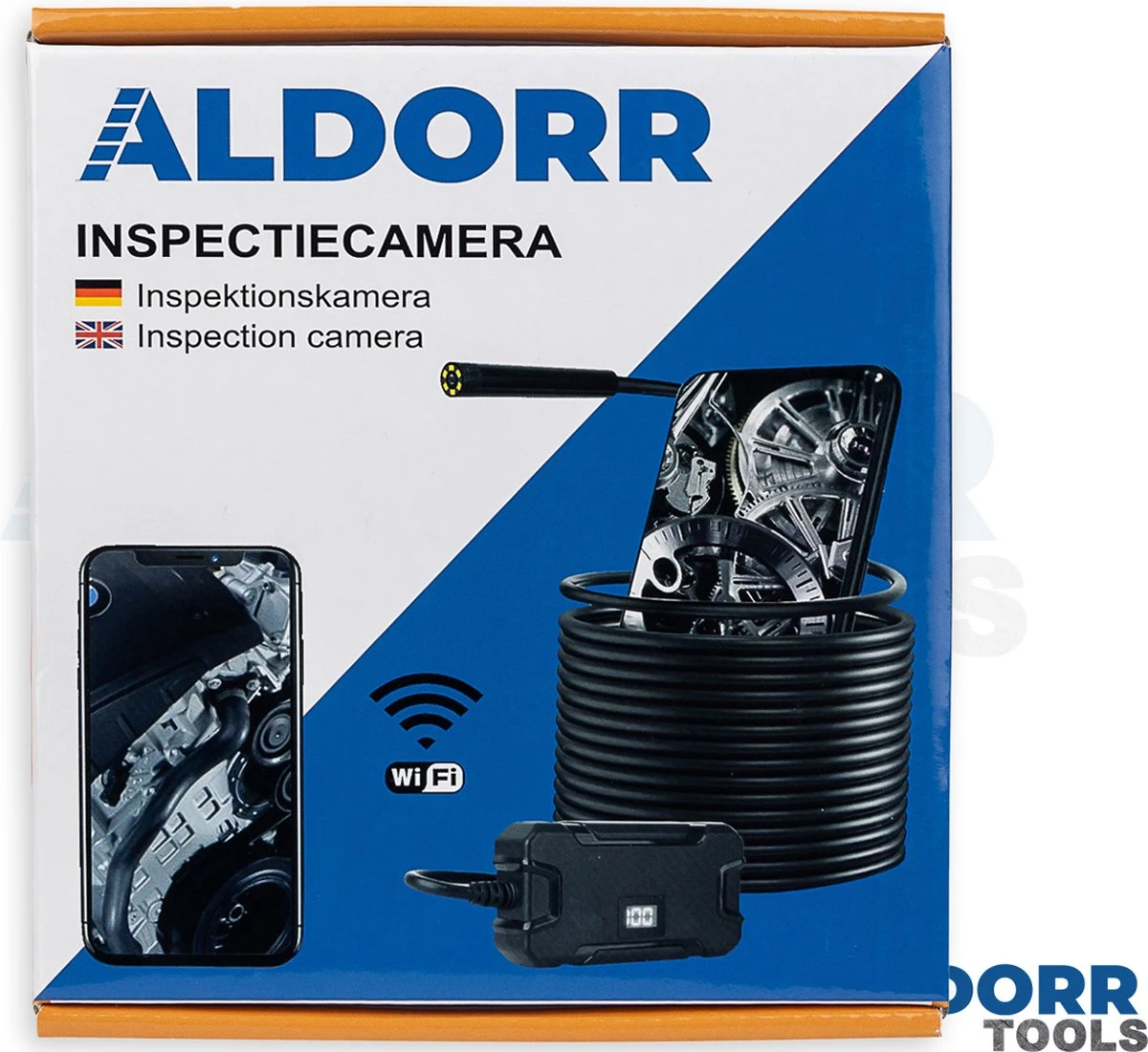 ALDORR Tools - Inspectiecamera 5M - Android/IOS - IP68 Waterdicht - 1080P HD - Endoscoop - Inspecteren Met Telefoon 6 ALDORR Tools - Inspectiecamera 5M - Android/IOS - IP68 Waterdicht - 1080P HD - Endoscoop - Inspecteren Met Telefoon - Afbeelding 6
