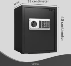 Earkings Kluis 40x38x32 Cm Met Cijferslot - Kluis Elektronisch Geldkist - Inclusief Bevestigingsmateriaal, Twee Noodsleutels En Alarm Slot 13 Earkings Kluis 40x38x32 Cm Met Cijferslot - Kluis Elektronisch Geldkist - Inclusief Bevestigingsmateriaal, Twee Noodsleutels En Alarm Slot -Makita || Merkloos || Stanley Verkoopwinkel 1200x1102 11