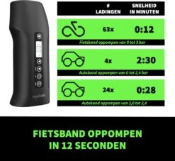 Coolado TPump XL | Draagbare Multifunctionele Mini Compressor | Alle Banden | Ook Voor Luchttenten | Kites En Wing Foils | Elektrische Draadloze Bandenpomp Pompt Fietsband In 12 Seconden | Powerbank. -Makita || Merkloos || Stanley Verkoopwinkel 1200x1102 8