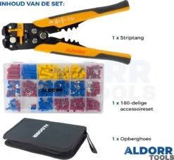 ALDORR Striptang Met 280-delig Accessoireset - 3 In 1 - Striptang - Krimptang - Isoleertang -Makita || Merkloos || Stanley Verkoopwinkel 1200x1104 5
