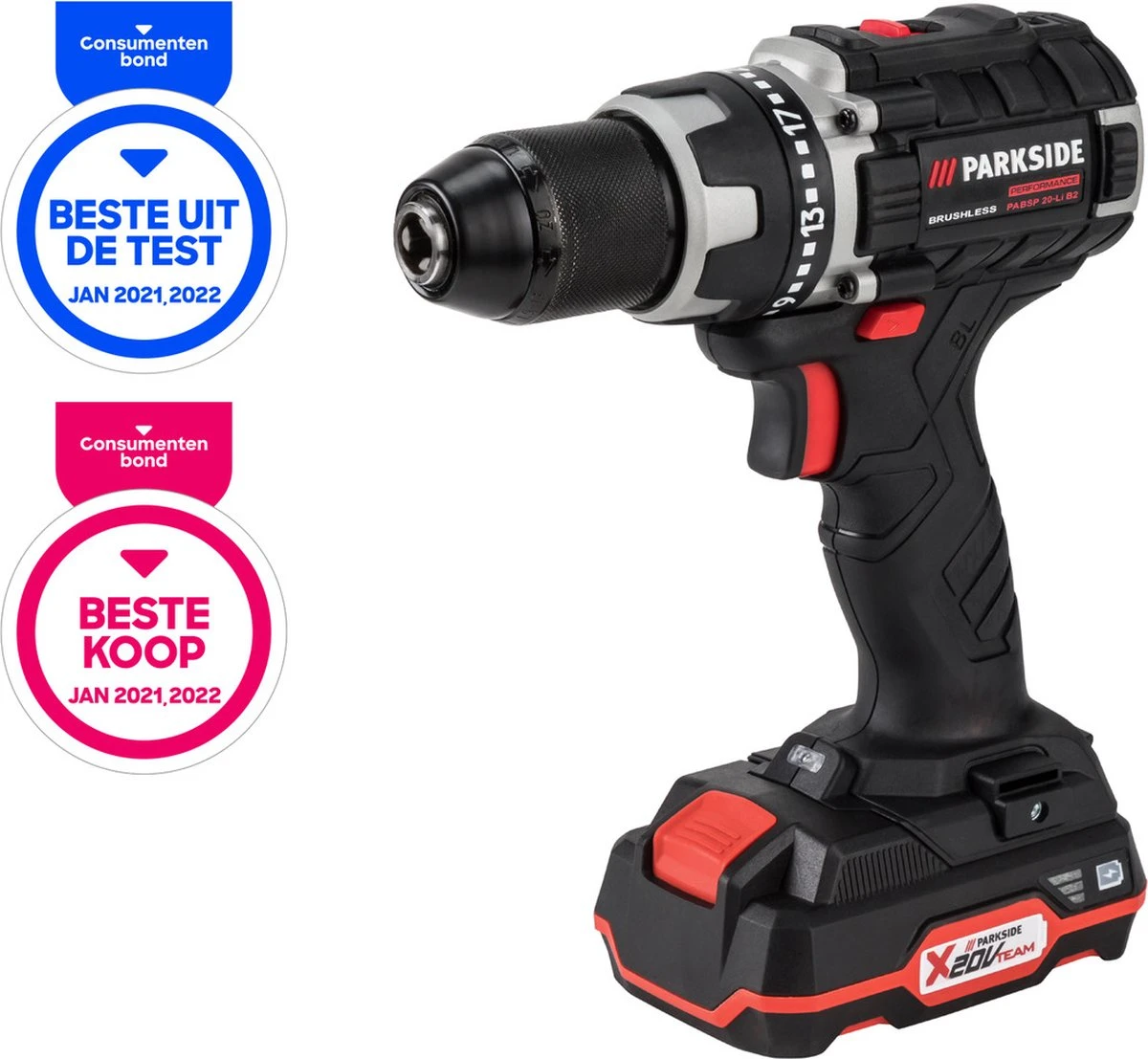 PARKSIDE PERFORMANCE Accu-schroefboormachine 20V - Inclusief Lader En Accu - Zeer Krachtige Boormachine 1 PARKSIDE PERFORMANCE Accu-schroefboormachine 20V - Inclusief Lader En Accu - Zeer Krachtige Boormachine