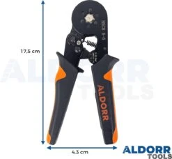 ALDORR Adereindhulstang Zeskante Persing - Krimptang - 0,25 Tot 6 Mm2 (AWG 23 Tot 10) -Makita || Merkloos || Stanley Verkoopwinkel 1200x1107 7