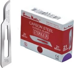 SWANN MORTON Scalpel Mes - Steriel - Nr.15 -Makita || Merkloos || Stanley Verkoopwinkel 1200x1108 1