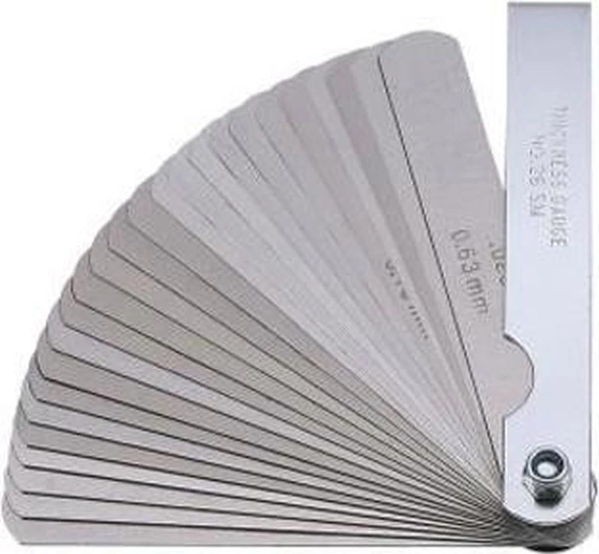 SONIC Voelermaat, 26 Delig, Bereik 0.0015 (0.04 Mm) To 0.025 (0.63mm) 1 SONIC Voelermaat, 26 Delig, Bereik 0.0015 (0.04 Mm) To 0.025 (0.63mm)