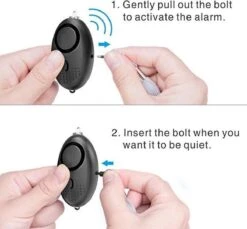 Merkloos Senioren Alarm - Persoonlijk Alarmknop - Sleutelhanger Alarmsysteem - 130DB Geluid - Draadloos Personal Alarm - Beveiliging Alarm - Zelfverdediging - Veiligheid Alarm - Persoonlijke Alarmen - Incl. Batterij -Makita || Merkloos || Stanley Verkoopwinkel 1200x1113 9