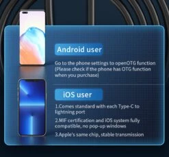 W300 - Endoscoop Camera - 3M- IOS - Android - Inspectiecamera - Voor Smartphone - 1080P Transmissie -Makita || Merkloos || Stanley Verkoopwinkel 1200x1114