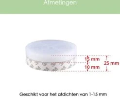 Merkloos Tochtstrips Voor Deur En Raam Zelfklevend 5 Meter X 2,5 Cm - Bespaar Energie & Geld Door Tochtstrips – Tochtwering Strips – Isolatiemateriaal– Geschikt Voor Bijna Alle Deuren & Ramen – Deur Strip – Sealing Strip – Tocht Strip – Tochtstopper -Makita || Merkloos || Stanley Verkoopwinkel 1200x1116 17