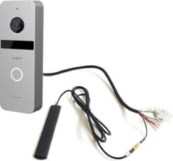 Doorsafe 6660 PRO - Professionele Internet Camera Video Deurbel - FHD 2MP - Via 2,4 Of 5Ghz WiFi Of Netwerkkabel - 32Gb - Instelbaar Bewakingsgebied & Lichaamsdetectie