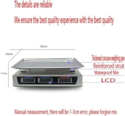 Imtex Marktweegschaal 40 KG - Horeca Weegschaal - Digitale Prijs Weegschaal - 5G Tot 40KG - Oplaadbare Accu -Makita || Merkloos || Stanley Verkoopwinkel 1200x1118 3