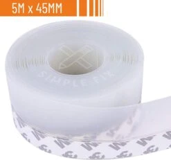 Simple Fix Tochtstrip - 500cm X 4.5cm - Tochtstrips Voor Deuren - Tochtstopper - Tochtrol - Tochtband - Tochthond - Zelfklevend En Isolerend