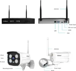 Set Van 4 Camera's Met NVR - POE - Wifi - Inclusief Netwerk Video Recorder - Beveiliging Voor Thuis - Kantoor - Winkel - Xd Xtreme - Beveiligingscamera's Set - Veiligheid - Bewaking 14 Set Van 4 Camera's Met NVR - POE - Wifi - Inclusief Netwerk Video Recorder - Beveiliging Voor Thuis - Kantoor - Winkel - Xd Xtreme - Beveiligingscamera's Set - Veiligheid - Bewaking -Makita || Merkloos || Stanley Verkoopwinkel 1200x1122 16