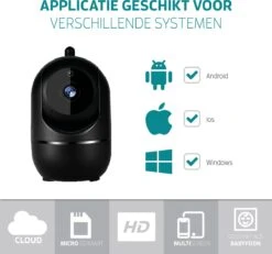 Beveiligingscamera - Huisdiercamera - WiFi - Beweeg En Geluidsdetectie - Werkt Met App - Zwart 19 Beveiligingscamera - Huisdiercamera - WiFi - Beweeg En Geluidsdetectie - Werkt Met App - Zwart -Makita || Merkloos || Stanley Verkoopwinkel 1200x1123 10