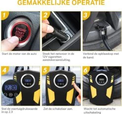 TRANSNECT Compressor Bandenpomp – Luchtcompressor – Elektrische 12V - 35 L/Min - 100psi - Draagbaar - Voor Auto, Motorfiets -Makita || Merkloos || Stanley Verkoopwinkel 1200x1123 6