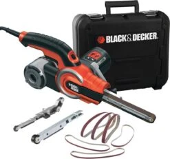 Black & Decker BLACK+DECKER KA902EK-QS Powerfile Bandschuurmachine - 400W - Met 12 Accessoires