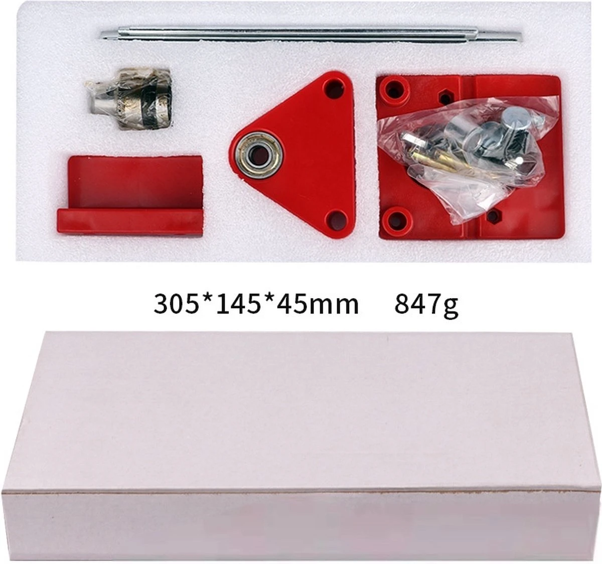 Merkloos Boorstandaard - Boormachine Houder - Boorstandaard Met Boorkop - 1,5-10mm - Rood 6 Merkloos Boorstandaard - Boormachine Houder - Boorstandaard Met Boorkop - 1,5-10mm - Rood - Afbeelding 6