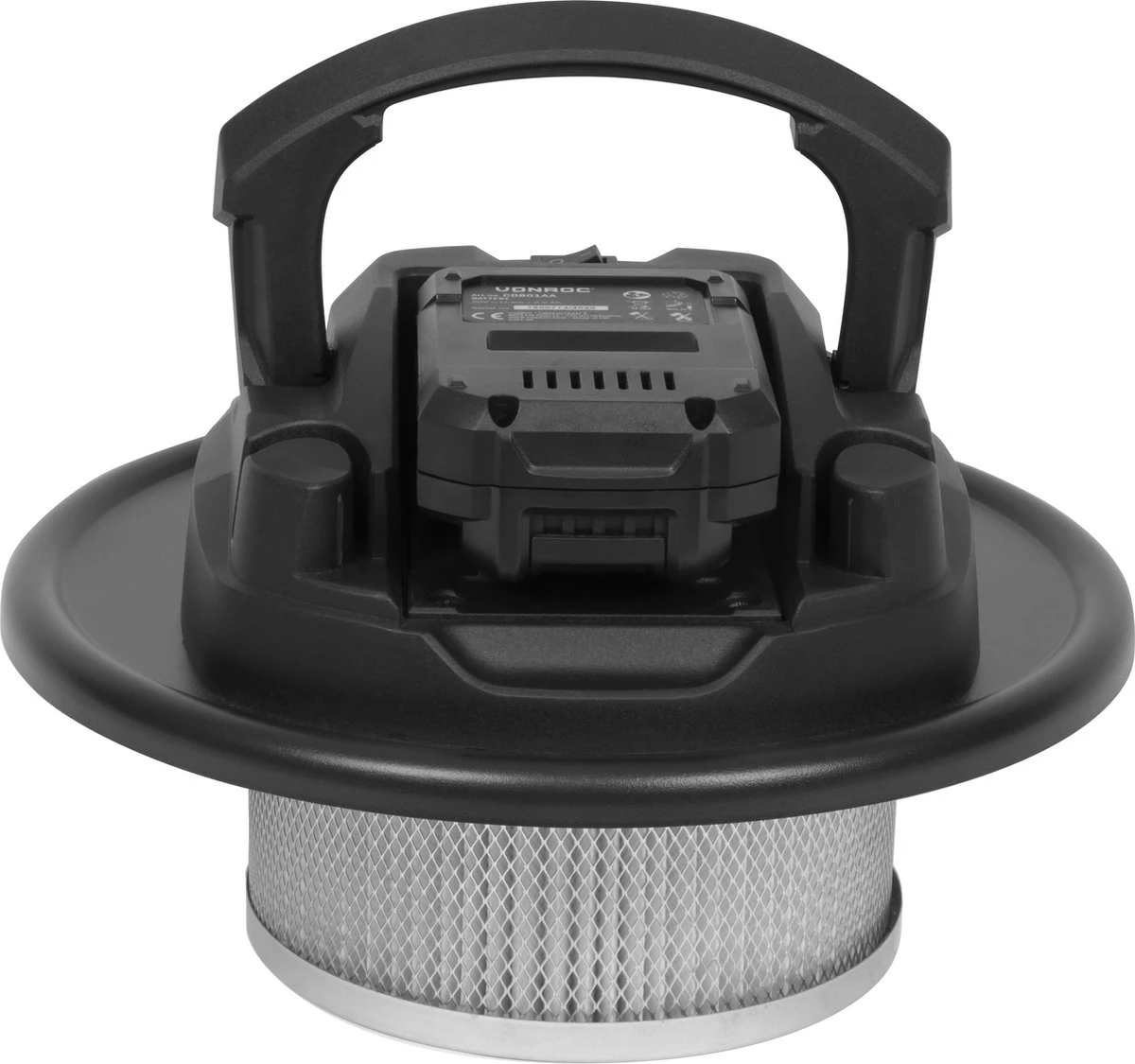 VONROC Accu Aszuiger VPower 20V – 12L Reservoir – HEPA-filter - Incl. 2.0Ah Accu En Snellader 4 VONROC Accu Aszuiger VPower 20V – 12L Reservoir – HEPA-filter - Incl. 2.0Ah Accu En Snellader - Afbeelding 4