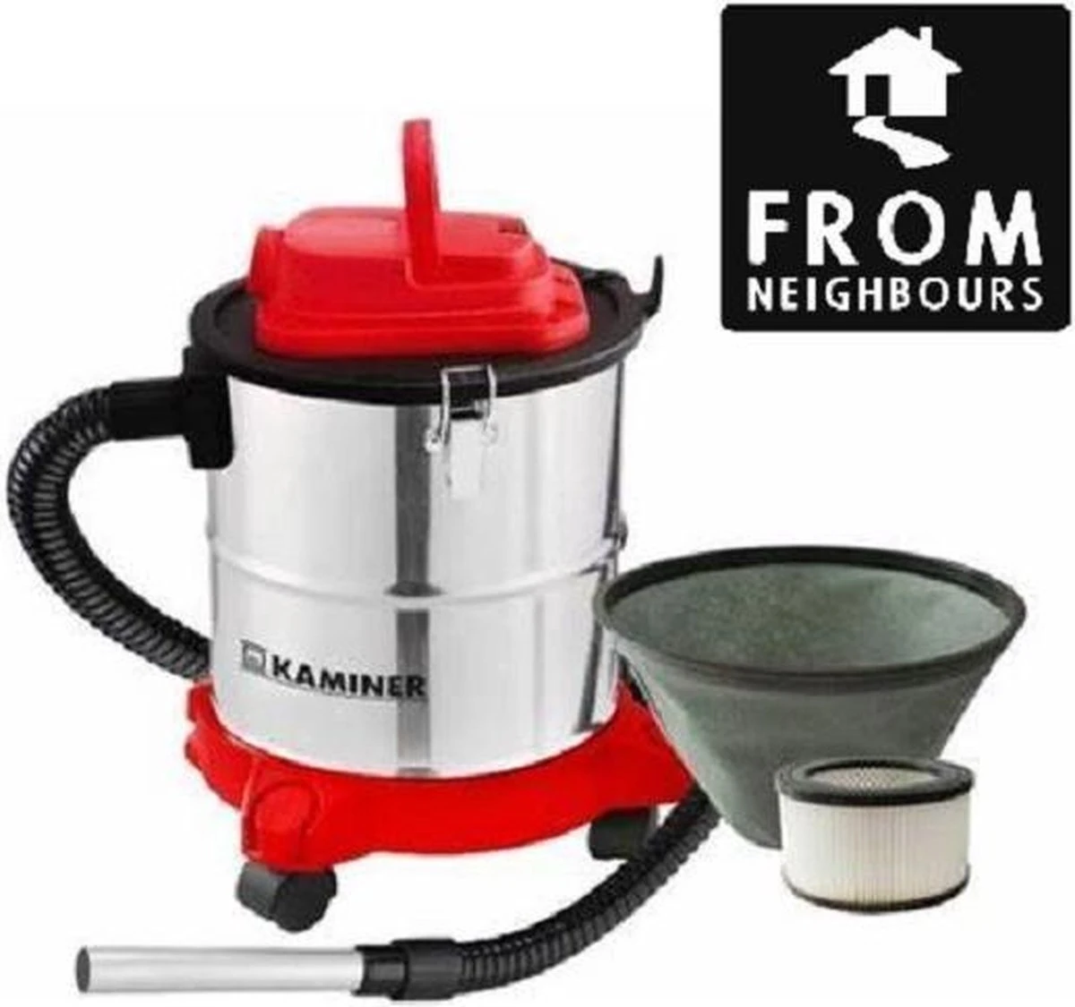 Kaminer - Aszuiger - 20L - 1200W - Openhaard - Stofzuiger - Pellet Aszuiger 5 Kaminer - Aszuiger - 20L - 1200W - Openhaard - Stofzuiger - Pellet Aszuiger - Afbeelding 5