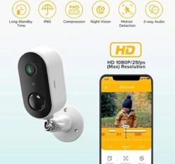 Arenti GO1 Outdoor Beveiligingscamera - Wifi - Wit - 1080P Full HD - Incl. Opslag Met SD-Kaart (32 GB) - Optionele Cloudopslag - Werkt Met Amazon Alexa En Google Assistant -Makita || Merkloos || Stanley Verkoopwinkel 1200x1125 23