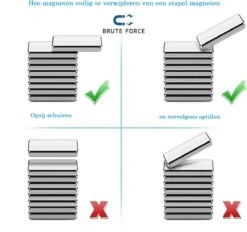 10x Super Magneten BlokMagneten 25 X 8 X 2 Mm Neodymium N52 Vernikkeld -Makita || Merkloos || Stanley Verkoopwinkel 1200x1125 3