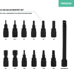 VONROC Momentsleutel ¼” - 265mm - 5-25Nm – Incl. 12-delige Bitset (8 X Inbus, 4 X Torx) En 100mm Verlengstuk - In Stevige Opbergkoffer 10 VONROC Momentsleutel ¼” - 265mm - 5-25Nm – Incl. 12-delige Bitset (8 X Inbus, 4 X Torx) En 100mm Verlengstuk - In Stevige Opbergkoffer -Makita || Merkloos || Stanley Verkoopwinkel 1200x1125 6