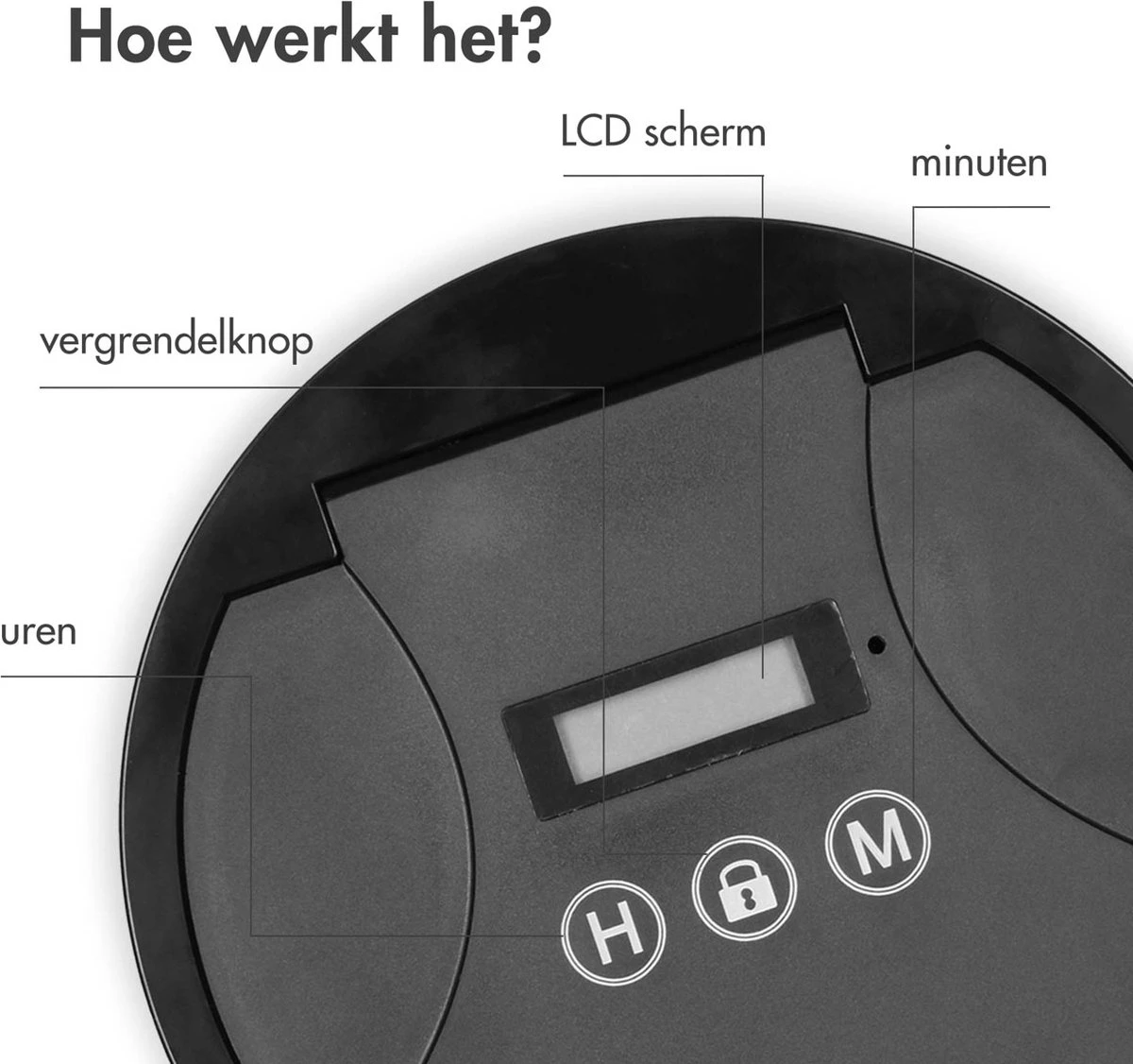 IMoshion Telefoon Kluis Met Tijdslot - Elektronische Telefoonkluis - Focus Box - Geen Afleiding En Bewezen Effectief - Zwart 4 IMoshion Telefoon Kluis Met Tijdslot - Elektronische Telefoonkluis - Focus Box - Geen Afleiding En Bewezen Effectief - Zwart - Afbeelding 4
