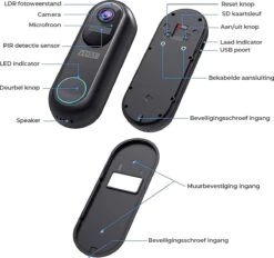 Video Deurbel Met Camera En Wifi - Draadloos Op Accu Met 1080P Inclusief Draadloze Gong (t-ring Geluid) En 32GB SD-kaart (slimme Deurbel) Van Zedar 21 Video Deurbel Met Camera En Wifi - Draadloos Op Accu Met 1080P Inclusief Draadloze Gong (t-ring Geluid) En 32GB SD-kaart (slimme Deurbel) Van Zedar -Makita || Merkloos || Stanley Verkoopwinkel 1200x1129 16