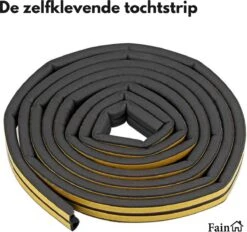 Tochtstrips Voor Deuren – 6 Meter Rol – Zwart – Tochtband Zelfklevend - D-profiel - Tochtstopper – Tochtband - Tochtstrip Deur – Deurborstel – Tochtstrip Raam – Tochtborstel – Tochtwering -Makita || Merkloos || Stanley Verkoopwinkel 1200x1129 18