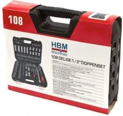 108 Delige 1/2" 1/4'' Doppenset -Makita || Merkloos || Stanley Verkoopwinkel 1200x1130