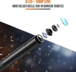 Strex Inspectiecamera Met Scherm 10M - 1080P HD - 4.3 Inch LCD Scherm - IP67 Waterdicht - LED Verlichting - Endoscoop - Inspectie Camera -Makita || Merkloos || Stanley Verkoopwinkel 1200x1130 3