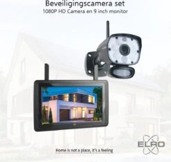 ELRO CZ60RIPS Draadloze 1080P HD Beveiligingscamera Set - Met 9 Inch Monitor En App -Makita || Merkloos || Stanley Verkoopwinkel 1200x1132 17