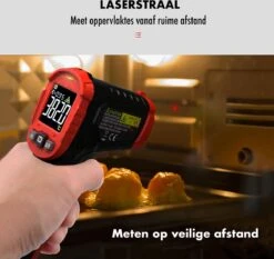 DynaBright Digitale Infrarood Thermometer - Bereik -50 T/m +400 °C - Incl. Batterijen - IR Thermometer - Warmtemeter -Makita || Merkloos || Stanley Verkoopwinkel 1200x1132