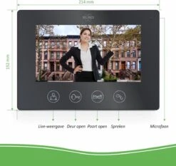 ELRO DV50 IP Wifi Deur Intercom - Compacte Waterdichte Deurbel Met Camera Met 7 Inch Kleurenscherm - Bekijken En Communiceren Via App -Makita || Merkloos || Stanley Verkoopwinkel 1200x1132 30