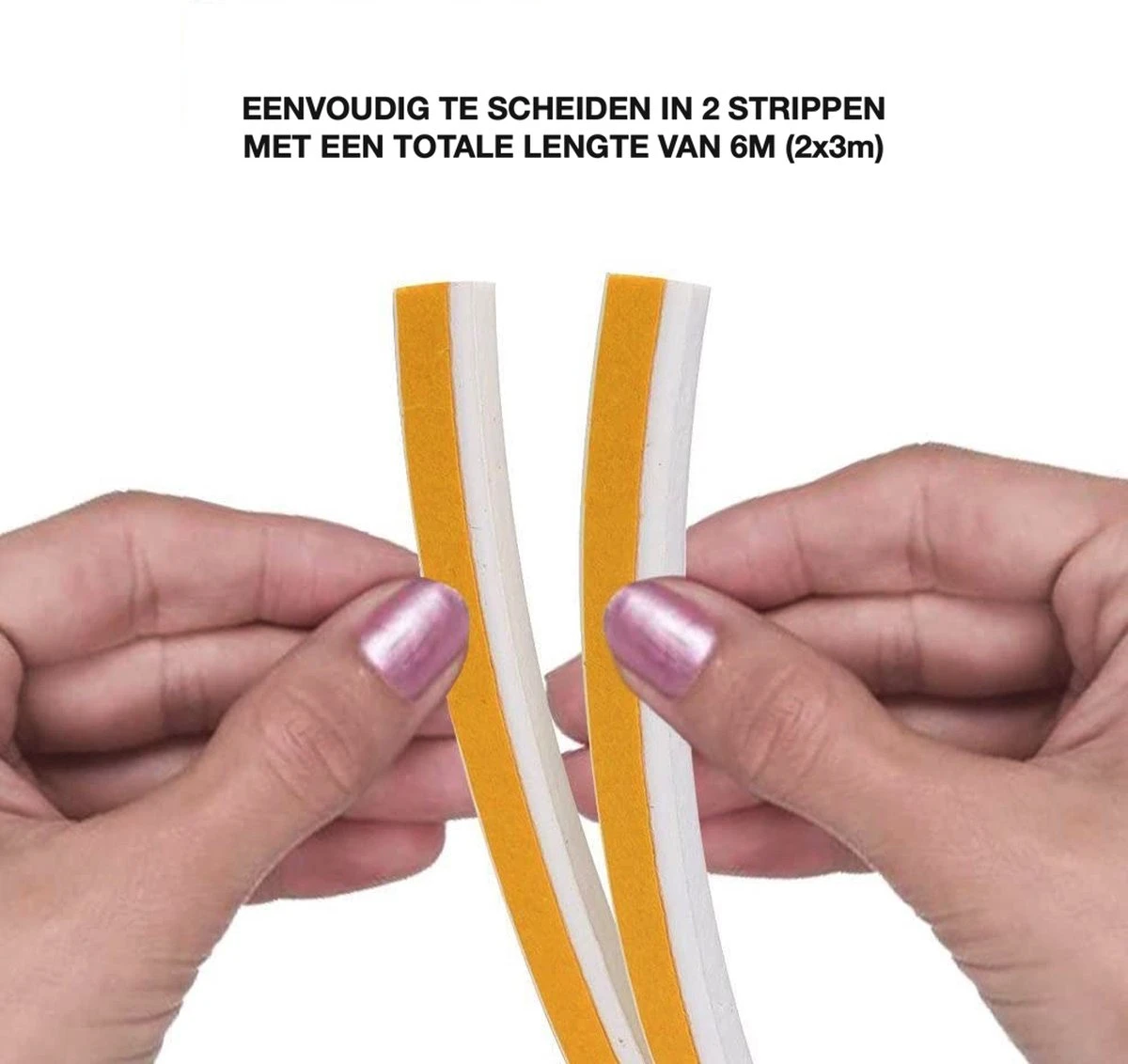 Nordevik® Tochtstrip 12 Meter - Zelfklevend - Energiebesparing - Voor Ramen En Deuren - E-profiel Tochtstopper - Tochtband - Tochtwering - Hoogwaardig Foam - Woning Verduurzamen - 4 X 9mm 4 Nordevik® Tochtstrip 12 Meter - Zelfklevend - Energiebesparing - Voor Ramen En Deuren - E-profiel Tochtstopper - Tochtband - Tochtwering - Hoogwaardig Foam - Woning Verduurzamen - 4 X 9mm - Afbeelding 4