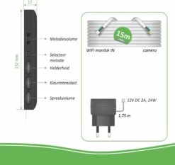 ELRO DV50 IP Wifi Deur Intercom - Compacte Waterdichte Deurbel Met Camera Met 7 Inch Kleurenscherm - Bekijken En Communiceren Via App -Makita || Merkloos || Stanley Verkoopwinkel 1200x1134 13