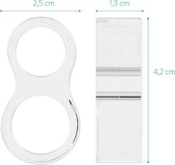 Navaris Deurklinkbuffer - 8 Stuks - Transparante Flexibele Deurstopper - Muurbeschermer Om Over Deurhendel Te Schuiven - Deurgreepbuffer Zonder Boren -Makita || Merkloos || Stanley Verkoopwinkel 1200x1134 15