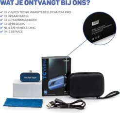 Vulpes Tech® Warmtebeeldcamera PRO - Warmtemeter Voor Android (USB-C) Apparaten - -20 Tot +550°C - 256 X 192 Pixel - Thermische Camera - Pro Versie -Makita || Merkloos || Stanley Verkoopwinkel 1200x1134 2