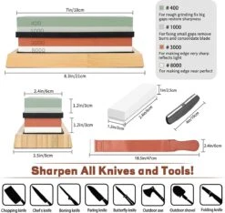 House Of Husk Dubbelzijdige Messenslijpers Met Instructies - Slijpsteen Voor Messen - Wetsteen Slijpsteen Set 400 1000 En 3000 8000 - Edelkorund -Makita || Merkloos || Stanley Verkoopwinkel 1200x1135 10