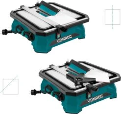 VONROC Tegelzaag 650W –Waterkoeling – Incl. 180mm Diamant Zaagblad, Parallelgeleider En Verstekgeleider -Makita || Merkloos || Stanley Verkoopwinkel 1200x1135 11