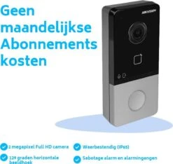 Hikvision - Video Deurbel - Slimme (draadloze) Deurbel Met Intercom Functie En PoE- Tring Deurbel- Deurbel Met Wifi -Makita || Merkloos || Stanley Verkoopwinkel 1200x1135 23