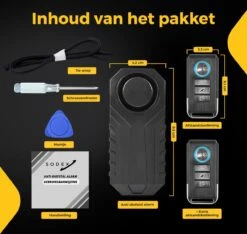 Anti-Diefstal Fietsalarm Met Extra Afstandsbediening - Scooter Alarmsysteem - Bike Alarm - Fietsalarm Voor E-bike - Waterdicht - 113DB -Makita || Merkloos || Stanley Verkoopwinkel 1200x1136 19