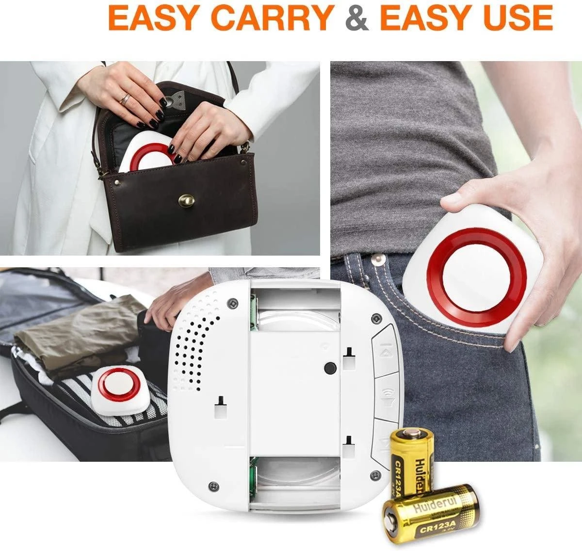 Zorgoproep Thuisnoodoproep Voor Ouderen Zorg Voor Ouderen Paniekalarm Draadloze Alarmzender SOS Alarm Draadloos Met Batterijen (1 X SOS Zender) 4 Zorgoproep Thuisnoodoproep Voor Ouderen Zorg Voor Ouderen Paniekalarm Draadloze Alarmzender SOS Alarm Draadloos Met Batterijen (1 X SOS Zender) - Afbeelding 4