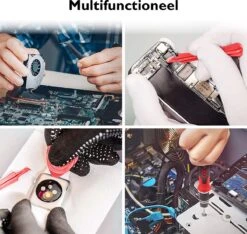 Dieux® - 125 Delige Precisie Schroevendraaierset - Rood - Magnetisch - Schroevendraaier - Gereedschapset - Bidset - Gereedschap - Reparatie - Werkbank - Opbergbox - Pasen -Makita || Merkloos || Stanley Verkoopwinkel 1200x1136 3