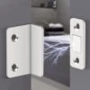TLVX Magneetsnapper / Hoek Magneet / 1 Set / Zinaps / Magneet / Lade Magneet Sluiting / Zelfklevende Deurmagneet / Magneet Kast Deur / Kastdeuren Magneet / Kabinet Magnetisch / Zilveren Magneet / Magnetische Sluitingsdeur / Deur Sluiting Magneet