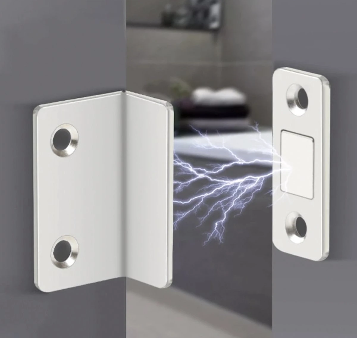 TLVX Magneetsnapper / Hoek Magneet / 1 Set / Zinaps / Magneet / Lade Magneet Sluiting / Zelfklevende Deurmagneet / Magneet Kast Deur / Kastdeuren Magneet / Kabinet Magnetisch / Zilveren Magneet / Magnetische Sluitingsdeur / Deur Sluiting Magneet 1 TLVX Magneetsnapper / Hoek Magneet / 1 Set / Zinaps / Magneet / Lade Magneet Sluiting / Zelfklevende Deurmagneet / Magneet Kast Deur / Kastdeuren Magneet / Kabinet Magnetisch / Zilveren Magneet / Magnetische Sluitingsdeur / Deur Sluiting Magneet