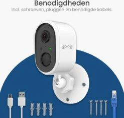 Gologi Homestation Beveiligingscamera Draadloos Buiten - Met Nachtzicht - WIFI Camera - Security Camera - Oplaadbaar - 2K Ultra HD - 128G Homestation - Set Van 2 + Station 13 Gologi Homestation Beveiligingscamera Draadloos Buiten - Met Nachtzicht - WIFI Camera - Security Camera - Oplaadbaar - 2K Ultra HD - 128G Homestation - Set Van 2 + Station -Makita || Merkloos || Stanley Verkoopwinkel 1200x1137 13