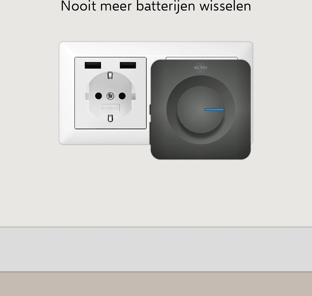 ELRO DB3000 Draadloze Deurbel Set – Plug-in Ontvanger - Bereik 300 Meter - IP65 Waterdicht - 64 Melodieën - Zwart 3 ELRO DB3000 Draadloze Deurbel Set – Plug-in Ontvanger - Bereik 300 Meter - IP65 Waterdicht - 64 Melodieën - Zwart - Afbeelding 3