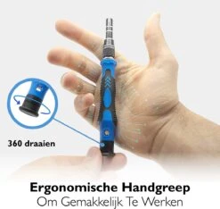 Dieux® - 125 Delige Precisie Schroevendraaierset - Blauw - Magnetisch - Schroevendraaier - Gereedschapset - Bitset - Gereedschap - Reparatie - Werkbank - Gereedschapskoffer - Opbergbox - Pasen -Makita || Merkloos || Stanley Verkoopwinkel 1200x1137 7