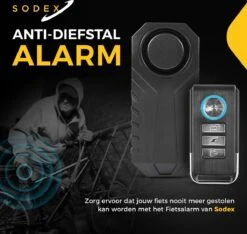 Anti-Diefstal Fietsalarm Met Extra Afstandsbediening - Scooter Alarmsysteem - Bike Alarm - Fietsalarm Voor E-bike - Waterdicht - 113DB -Makita || Merkloos || Stanley Verkoopwinkel 1200x1138 12