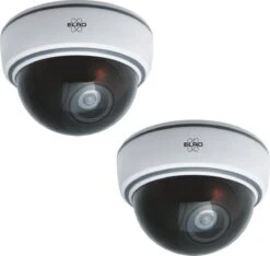 ELRO CDD15F Indoor Dummy Dome Camera Met Flash Light - 2 Pack