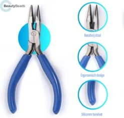 BeautyBeads 3-Delige Tangenset Voor Sieraden – Hobby Tangen Set Voor Het Maken Van Sieraden Met Kralen En Bedels – Rondbektang, Zijkniptang En Langbektang - BB401 -Makita || Merkloos || Stanley Verkoopwinkel 1200x1139 4